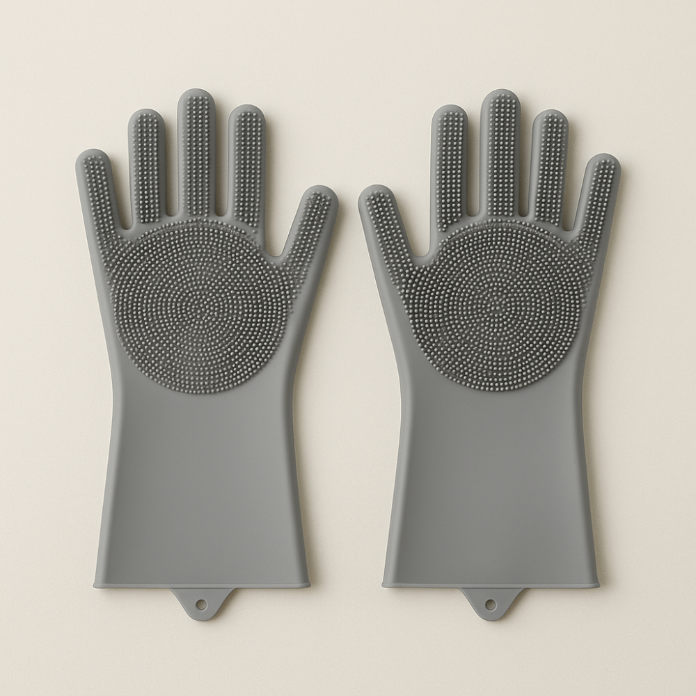 Gants de Bain Magiques en Silicone pour Animaux – Brosse de Toilettage et Shampoing pour Chiens et Chats